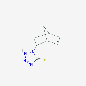 molecular formula C8H10N4S B2751224 1-bicyclo[2.2.1]hept-5-en-2-yl-1H-tetrazole-5-thiol CAS No. 1007924-02-8