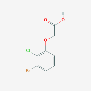 molecular formula C8H6BrClO3 B2751256 2-(3-溴-2-氯苯氧基)乙酸 CAS No. 2352634-30-9