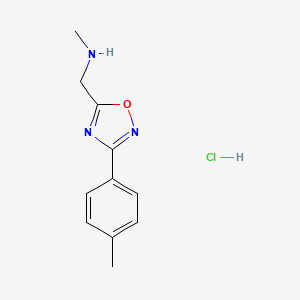 N-methyl-1-[3-(4-methylphenyl)-1,2,4-oxadiazol-5-yl]methanamine Hydrochloride
