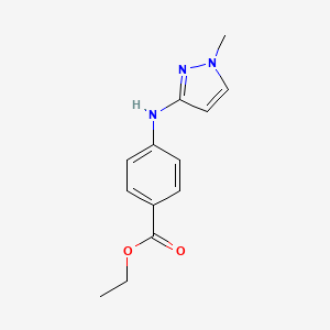 Ethyl 4-[(1-methylpyrazol-3-yl)amino]benzoate