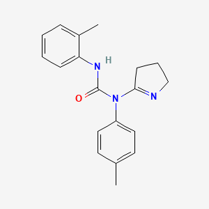 1-(3,4-dihydro-2H-pyrrol-5-yl)-3-(2-methylphenyl)-1-(4-methylphenyl)urea