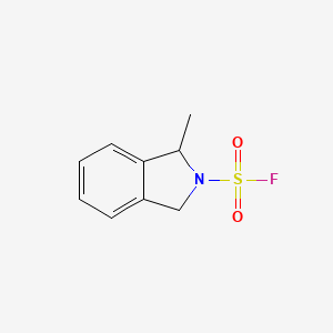 molecular formula C9H10FNO2S B2751306 1-Methyl-1,3-dihydroisoindole-2-sulfonyl fluoride CAS No. 2411271-92-4
