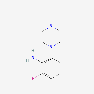 B2751335 2-Fluoro-6-(4-methylpiperazin-1-yl)aniline CAS No. 1179276-91-5