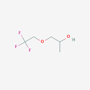molecular formula C5H9F3O2 B2751381 1-(2,2,2-三氟乙氧基)丙醇 CAS No. 133023-73-1