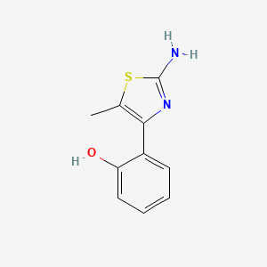 2-(2-Amino-5-methylthiazol-4-yl)phenol