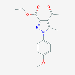 ethyl 4-acetyl-1-(4-methoxyphenyl)-5-methyl-1H-pyrazole-3-carboxylate