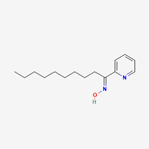 molecular formula C15H24N2O B2751425 (E)-1-(吡啶-2-基)癸酮羟胺 CAS No. 312700-23-5