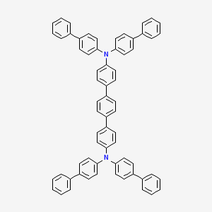 molecular formula C66H48N2 B2751430 N,N,N',N'-Tetra([1,1'-biphenyl]-4-yl)[1,1':4',1''-terphenyl]-4,4''-diamine CAS No. 952431-34-4