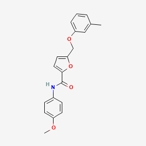 molecular formula C20H19NO4 B2751459 N-(4-methoxyphenyl)-5-[(3-methylphenoxy)methyl]furan-2-carboxamide CAS No. 878715-91-4