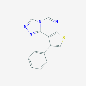 9-Phenylthieno[3,2-e][1,2,4]triazolo[4,3-c]pyrimidine