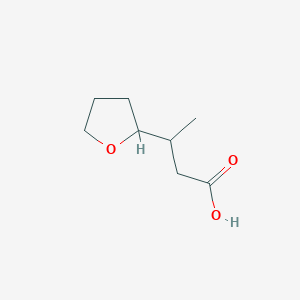 molecular formula C8H14O3 B2751465 3-(氧杂环戊-2-基)丁酸 CAS No. 250239-77-1