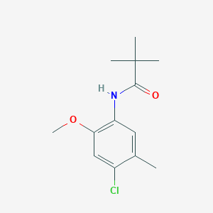 N-(4-chloro-2-methoxy-5-methylphenyl)-2,2-dimethylpropanamide