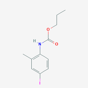 molecular formula C11H14INO2 B2751495 propyl N-(4-iodo-2-methylphenyl)carbamate CAS No. 302551-27-5