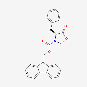 molecular formula C25H21NO4 B2751496 9H-芴-9-基甲基 (4S)-4-苄基-5-氧代-1,3-噁唑烷-3-甲酸酯 CAS No. 84000-03-3