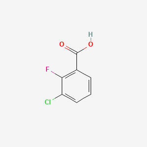 molecular formula C7H4ClFO2 B2751501 3-Chloro-2-fluorobenzoic acid CAS No. 161957-55-7