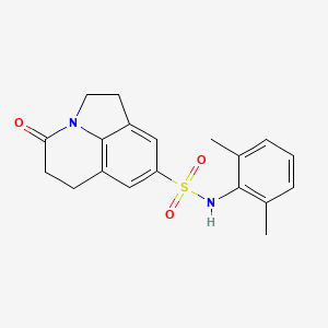 N-(2,6-dimethylphenyl)-4-oxo-2,4,5,6-tetrahydro-1H-pyrrolo[3,2,1-ij]quinoline-8-sulfonamide