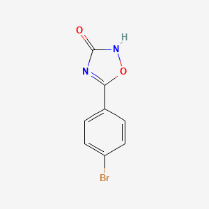 1,2,4-Oxadiazol-3(2H)-one, 5-(4-bromophenyl)-