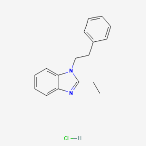 2-ethyl-1-phenethyl-1H-benzo[d]imidazole hydrochloride