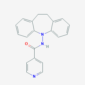 molecular formula C20H17N3O B275153 N-(10,11-dihydro-5H-dibenzo[b,f]azepin-5-yl)isonicotinamide 