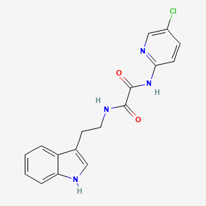 molecular formula C17H15ClN4O2 B2751534 N-(5-氯吡啶-2-基)-N'-[2-(1H-吲哚-3-基)乙基]乙二酰胺 CAS No. 919728-97-5