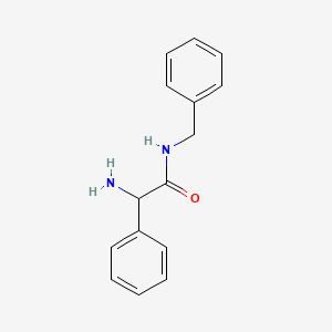 molecular formula C15H16N2O B2751555 2-amino-N-benzyl-2-phenylacetamide CAS No. 86211-49-6