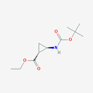 trans-Ethyl 2-(boc-amino)cyclopropanecarboxylate