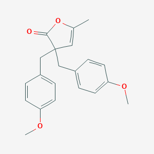 3,3-Bis[(4-methoxyphenyl)methyl]-5-methylfuran-2-one