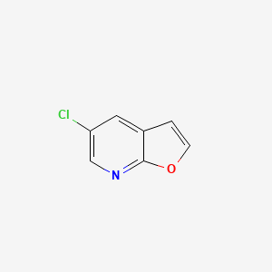 molecular formula C7H4ClNO B2751575 5-Chlorofuro[2,3-b]pyridine CAS No. 1823903-44-1