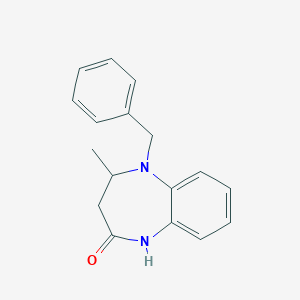 5-benzyl-4-methyl-2,3,4,5-tetrahydro-1H-1,5-benzodiazepin-2-one
