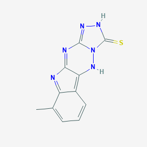 6-methyl-8,10,12,13,15,16-hexazatetracyclo[7.7.0.02,7.011,15]hexadeca-1,3,5,7,9,11-hexaene-14-thione