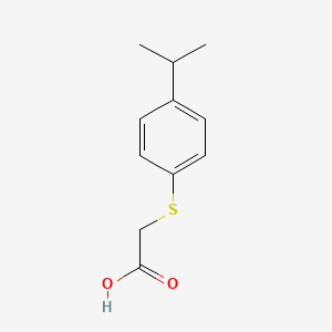 2-{[4-(Propan-2-yl)phenyl]sulfanyl}acetic acid