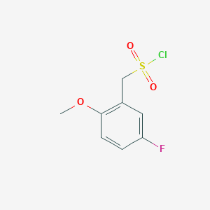 (5-Fluoro-2-methoxyphenyl)methanesulfonyl chloride