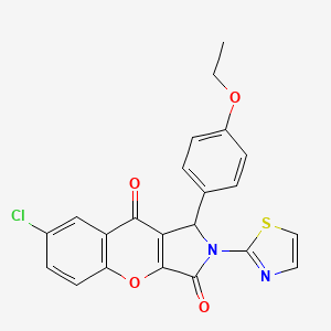 7-Chloro-1-(4-ethoxyphenyl)-2-(thiazol-2-yl)-1,2-dihydrochromeno[2,3-c]pyrrole-3,9-dione