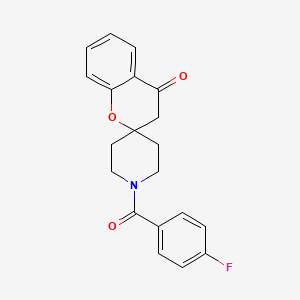 1'-(4-Fluorobenzoyl)spiro[chroman-2,4'-piperidin]-4-one