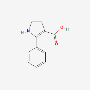 molecular formula C11H9NO2 B2751663 2-Phenyl-1h-pyrrole-3-carboxylic acid CAS No. 807624-15-3