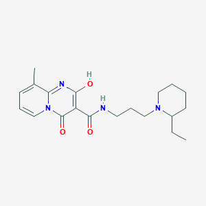 molecular formula C20H28N4O3 B2751676 N-(3-(2-ethylpiperidin-1-yl)propyl)-2-hydroxy-9-methyl-4-oxo-4H-pyrido[1,2-a]pyrimidine-3-carboxamide CAS No. 886895-65-4