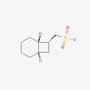 molecular formula C9H15FO2S B2751696 [(1S,6S,7R)-7-Bicyclo[4.2.0]octanyl]methanesulfonyl fluoride CAS No. 2287247-88-3