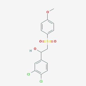 1-(3,4-Dichlorophenyl)-2-[(4-methoxyphenyl)sulfonyl]-1-ethanol