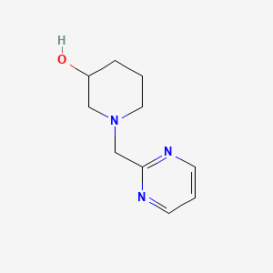 molecular formula C10H15N3O B2751713 1-(Pyrimidin-2-ylmethyl)piperidin-3-ol CAS No. 1250804-61-5