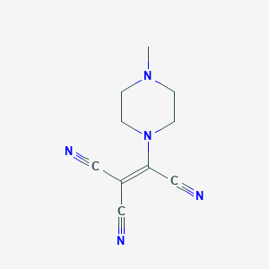 1-(4-Methylpiperazin-1-yl)eth-1-ene-1,2,2-tricarbonitrile
