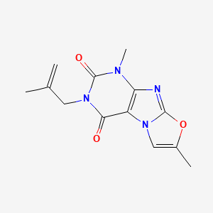 1,7-dimethyl-3-(2-methylallyl)oxazolo[2,3-f]purine-2,4(1H,3H)-dione