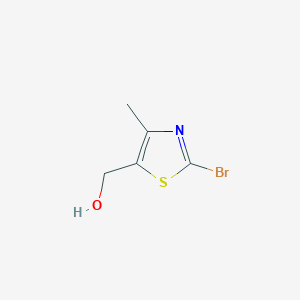 molecular formula C5H6BrNOS B2751779 (2-Bromo-4-methylthiazol-5-yl)methanol CAS No. 933782-03-7