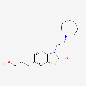3-(2-(azepan-1-yl)ethyl)-6-(3-hydroxypropyl)benzo[d]thiazol-2(3H)-one