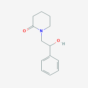 molecular formula C13H17NO2 B2751834 2-哌啶酮,1-(2-羟基-2-苯乙基)- CAS No. 4810-92-8