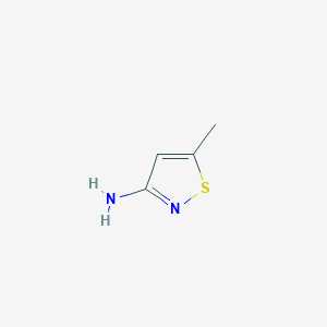 molecular formula C4H6N2S B2751849 5-甲基异噻唑-3-胺 CAS No. 128146-85-0