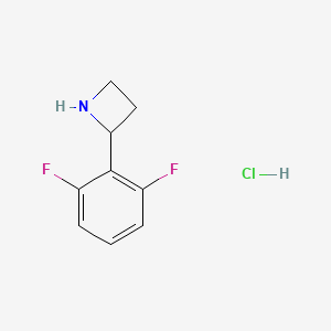 2-(2,6-Difluorophenyl)azetidine;hydrochloride