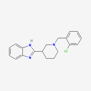 molecular formula C19H20ClN3 B2751864 2-(1-(2-chlorobenzyl)piperidin-3-yl)-1H-benzo[d]imidazole CAS No. 887218-41-9