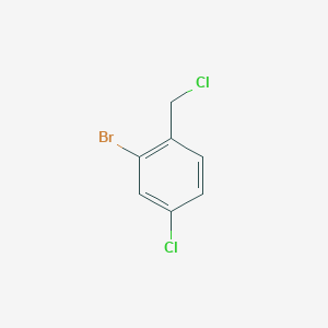 molecular formula C7H5BrCl2 B2751886 2-Bromo-4-chloro-1-(chloromethyl)benzene CAS No. 66192-23-2