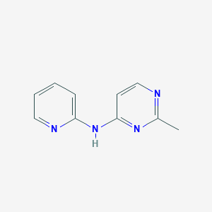 molecular formula C10H10N4 B2751916 2-methyl-N-(pyridin-2-yl)pyrimidin-4-amine CAS No. 2319800-66-1