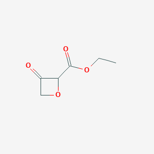 molecular formula C6H8O4 B2751921 Ethyl 3-oxooxetane-2-carboxylate CAS No. 257883-97-9